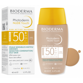 BIODERMA PHOTODERM NUDE TOUCH MINERAL SPF 50+ DOREE CIEMNY 40 ML